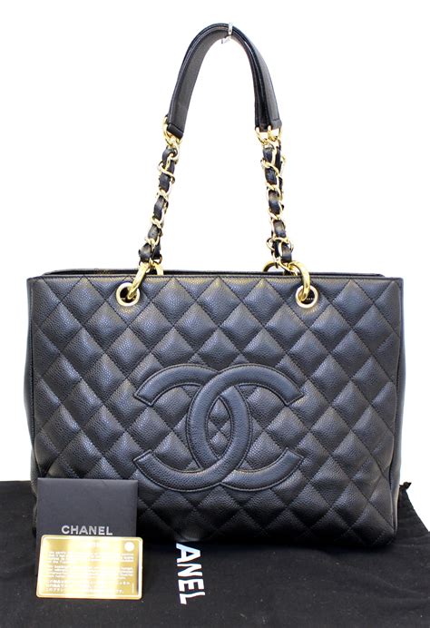 chanel tote bag black.